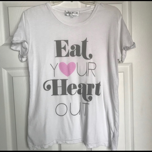 WILDFOX 🌿 Eat Your Heart Out tshirt medium - Picture 3 of 4